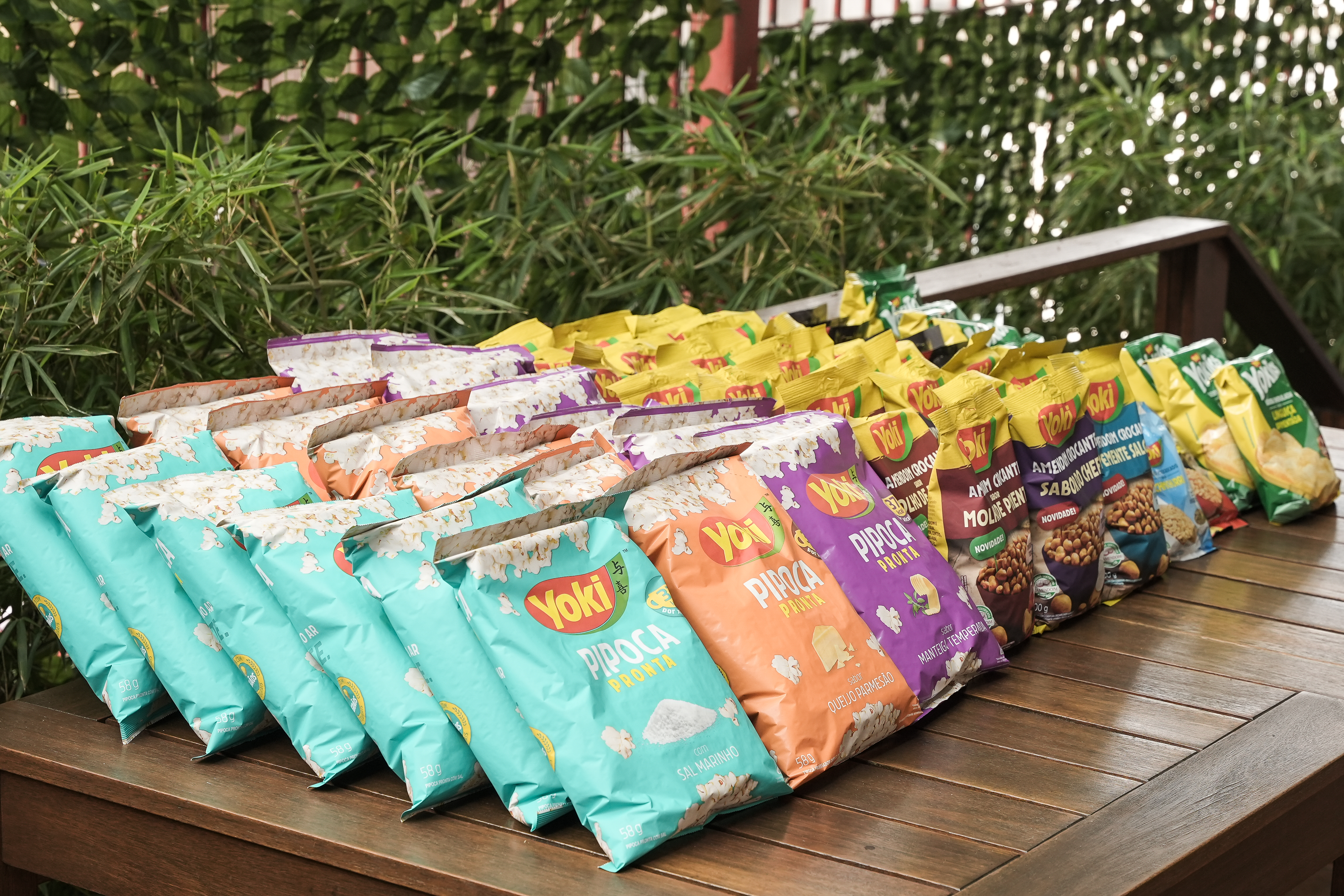 Packets of Yoki on table